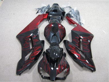 Purchase 2004-2005 Honda CBR1000RR Motorcycle Fairing - Glossy Black Red Flame Canada