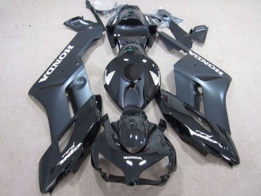 Purchase 2004-2005 Honda CBR1000RR Motorcycle Fairings - Glossy Black Matte Black White Decals Canada