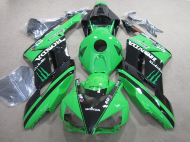Purchase 2004-2005 Honda CBR1000RR Motorcycle Fairings - Green Glossy Black Monster Canada