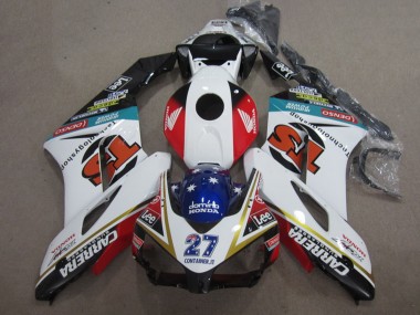 Purchase 2004-2005 Honda CBR1000RR Motorcycle Fairings - White Red Blue Glossy Black 27 Contrainer IT Carrera Canada