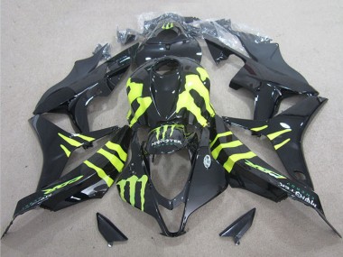 Purchase 2004-2005 Honda CBR1000RR Motorcycle Fairings - Glossy Black Yellow Monster Canada