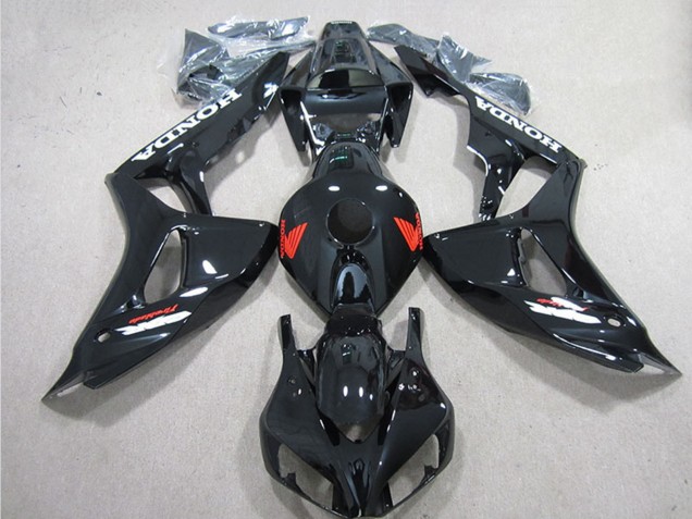 2006-2007 Honda CBR1000RR Motorcycle Fairings - Glossy Black Red Canada