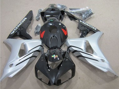 Purchase 2006-2007 Honda CBR1000RR Bike Fairings - Silver Glossy Black Canada