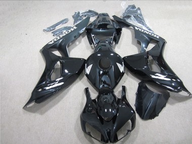 Purchase 2006-2007 Honda CBR1000RR Motorcycle Fairings - Glossy Black White Decals Canada