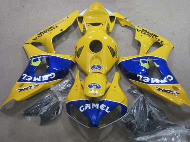 Purchase 2006-2007 Honda CBR1000RR Motorcycle Fairings - Yellow Blue Camel Canada