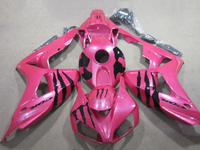 2006-2007 Honda CBR1000RR Motorcycle Fairings - Pink Black Monster Canada