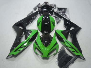 Purchase 2006-2007 Honda CBR1000RR Motorcycle Fairing - Green Glossy Black Canada