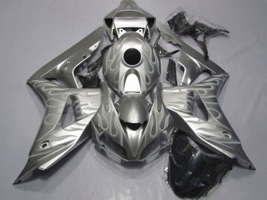 Purchase 2006-2007 Honda CBR1000RR Motorcycle Fairings - Silver White Flame Canada