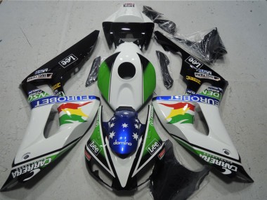 Purchase 2006-2007 Honda CBR1000RR Motorcycle Fairings - White Green Red Yellow Blue Glossy Black Carrera EuroBet Lee Canada
