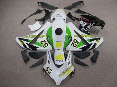 Purchase 2008-2011 Honda CBR1000RR Motorcycle Fairings - White Green Yellow Glossy Black Hannspree 52 Canada