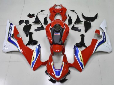 Purchase 2017-2023 Honda CBR1000RR Motorcycle Fairing - White Red Blue HRC Canada
