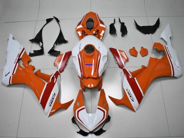 Purchase 2017-2023 Honda CBR1000RR Motorcycle Fairings - White Orange Red HRC Canada