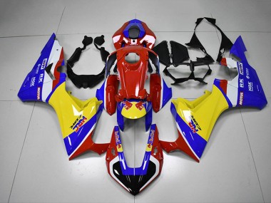 Purchase 2017-2023 Honda CBR1000RR Motorcycle Fairing - White Red Blue Yellow HRC Canada