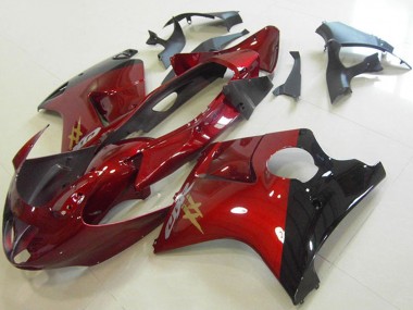 Purchase 1996-2007 Honda CBR1100XX Blackbird Motorcycle Fairings - Candy Red Glossy Black Canada