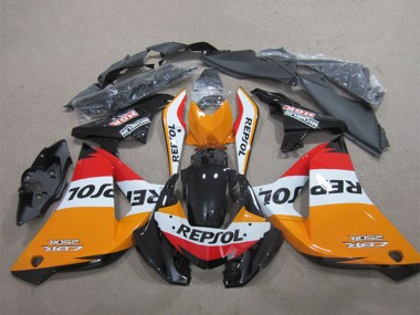 Purchase 2011-2016 Honda CBR125R Motorcycle Fairings - Orange White Red Glossy Black Repsol Canada