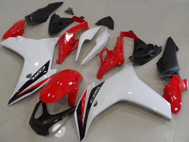 Purchase 2011-2013 Honda CBR600F Motorcycle Fairings - White Red Glossy Black Canada