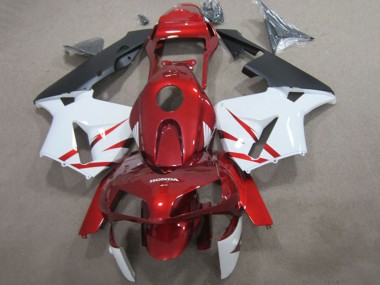 Purchase 2003-2004 Honda CBR600RR Motorcycle Fairings - Red White Matte Black Canada