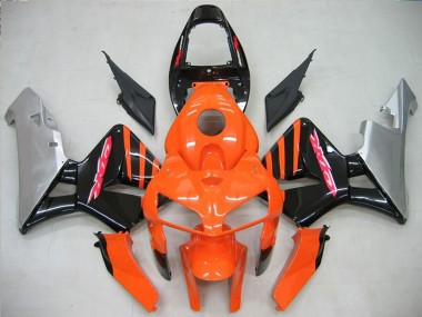 Purchase 2005-2006 Honda CBR600RR Motorcycle Fairing - Orange Black Silver Canada
