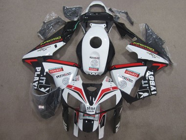 Purchase 2005-2006 Honda CBR600RR Motorcycle Fairings - White Red Black Star Lock Playboy Canada