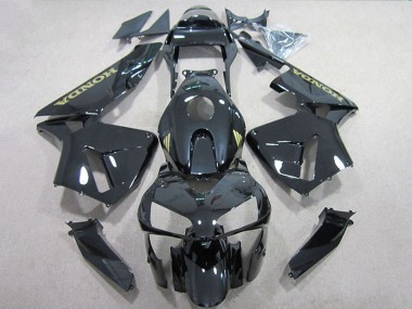Purchase 2005-2006 Honda CBR600RR Motorcycle Fairings - Glossy Black Gold Decal Canada