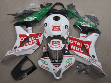 Purchase 2007-2008 Honda CBR600RR Motorcycle Fairing - White Red Green San Carlo Canada