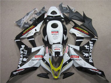 Purchase 2007-2008 Honda CBR600RR Motorcycle Fairings - White Gold Glossy Black PlayBoy HRC Canada