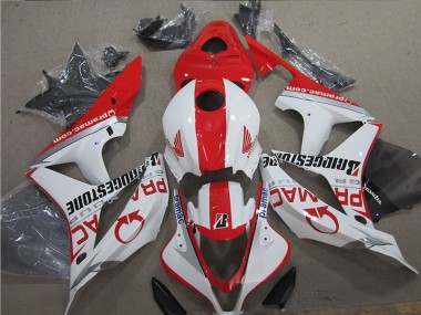 Purchase 2007-2008 Honda CBR600RR Motorcycle Fairings - White Red Pramac Bridgestone Canada
