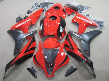 Purchase 2007-2008 Honda CBR600RR Motorcycle Fairings - Red Glossy Black Matte Black Canada