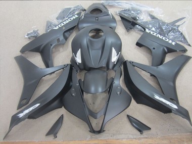 Purchase 2007-2008 Honda CBR600RR Motorcycle Fairing - Matte Black White Decals Canada