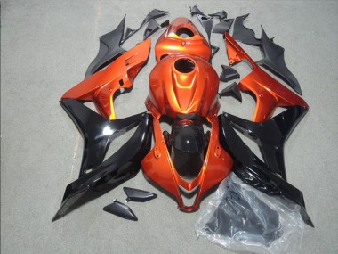 Purchase 2007-2008 Honda CBR600RR Motorcycle Fairings - Orange Glossy Black Canada