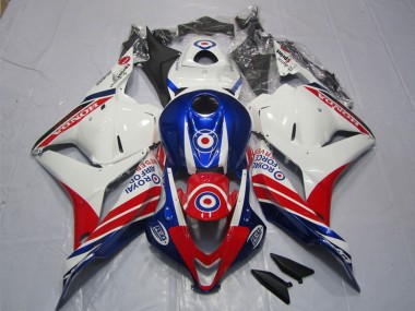 Purchase 2009-2012 Honda CBR600RR Motorcycle Fairings - White Blue Red Canada