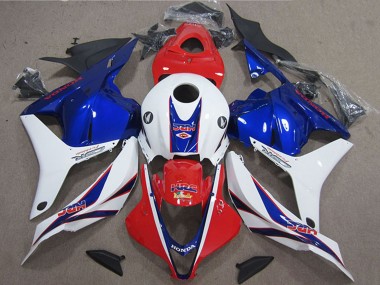 Purchase 2009-2012 Honda CBR600RR Motorcycle Fairing - White Red Blue HRC Canada
