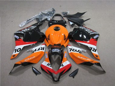 Purchase 2009-2012 Honda CBR600RR Abs Fairings - Orange White Red Glossy Black Repsol Canada