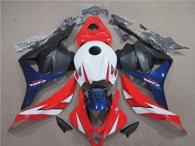 Purchase 2009-2012 Honda CBR600RR Motorcycle Fairing - White Red Blue Matte Black Canada