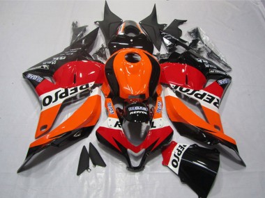 Purchase 2009-2012 Honda CBR600RR Motorcycle Plastics - Orange White Red Glossy Black Repsol Canada