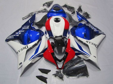 Purchase 2009-2012 Honda CBR600RR Motorcycle Fairings - White Red Blue Dream Canada