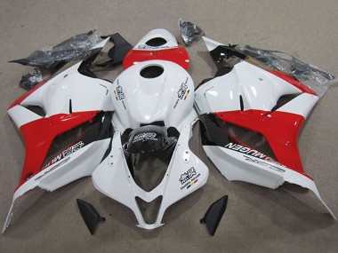 Purchase 2009-2012 Honda CBR600RR Motorcycle Fairings Kits - White Red Glossy Black Canada