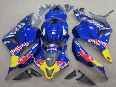 Purchase 2009-2012 Honda CBR600RR Motorcycle Fairings - Blue Yellow Red Bull Canada