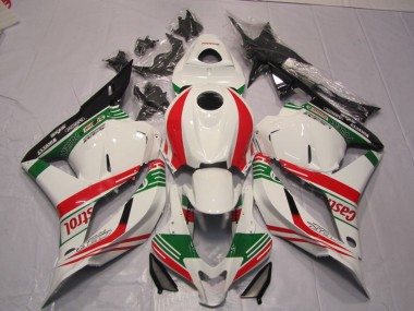 Purchase 2009-2012 Honda CBR600RR Motorcycle Fairing - White Red Green Castrol Canada