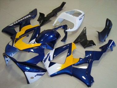 Purchase 2000-2001 Honda CBR900RR 929 Motorcycle Fairings - White Blue Yellow Canada