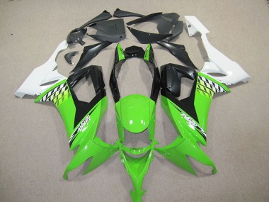 Purchase 2008-2010 Kawasaki ZX10R Motorcycle Fairing Kits - White Green Black Canada