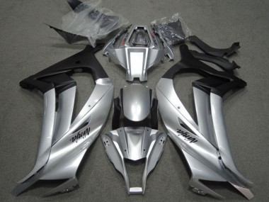 Purchase 2011-2015 Kawasaki ZX10R Motorcycle Fairings - Silver Matte Black Canada