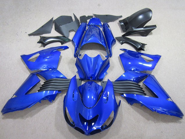 2006-2011 Kawasaki ZX14R ZZR1400 Motorcycle Fairing - Blue Canada