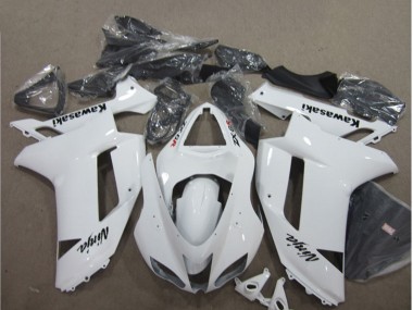 Purchase 2007-2008 Kawasaki ZX6R Motorcycle Fairings - White Canada