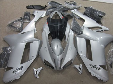 Purchase 2007-2008 Kawasaki ZX6R Motorcycle Fairings - Silver Canada