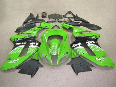 Purchase 2007-2008 Kawasaki ZX6R Motorcycle Fairings - Green Touch4 4 Canada