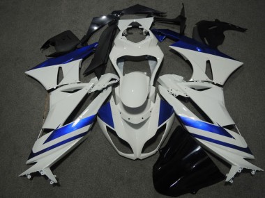 Purchase 2009-2012 Kawasaki ZX6R Motorcycle Fairings - Blue White Canada