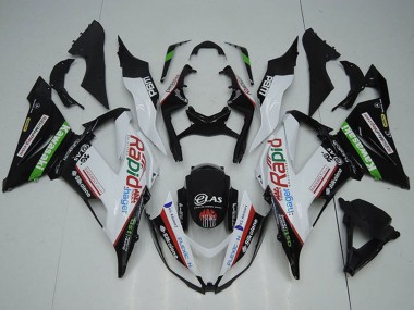 Purchase 2013-2018 Kawasaki ZX6R Motorcycle Fairings - White Green Black Red Rapid Canada