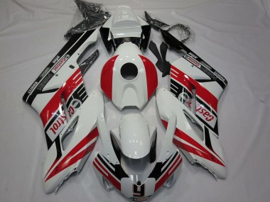 Purchase 2004-2005 Honda CBR1000RR Motorcycle Fairings - White Red Glossy Black Castrol 9 Canada