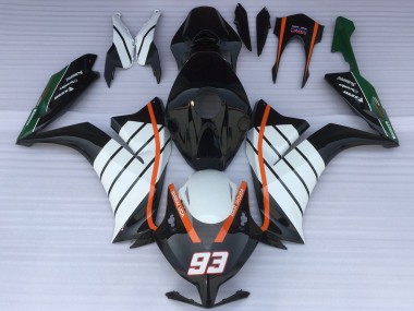 Purchase 2012-2016 Honda CBR1000RR Motorcycle Fairings - White Orange Glossy Black Baracuda 93 Canada